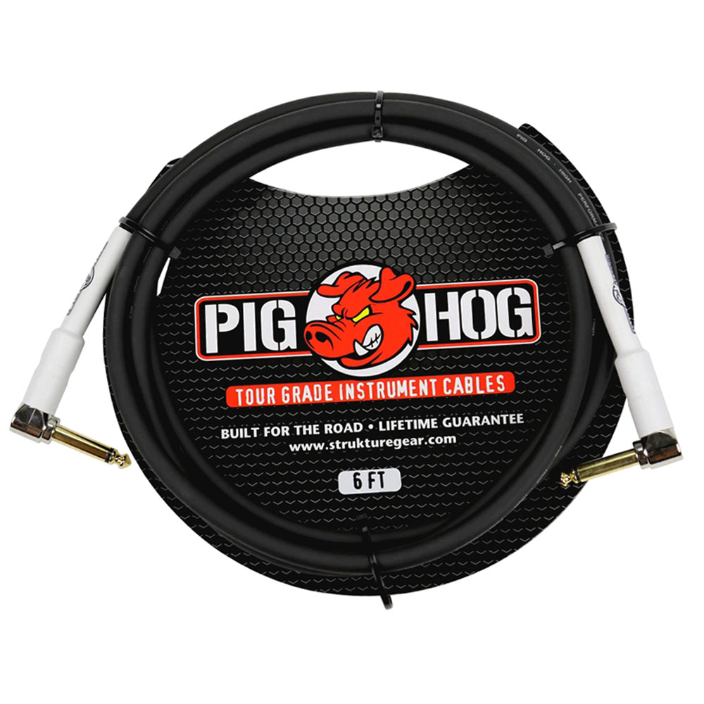 PIG HOG 1.8m Angle-Angle 기타 베이스 케이블 PH6RR